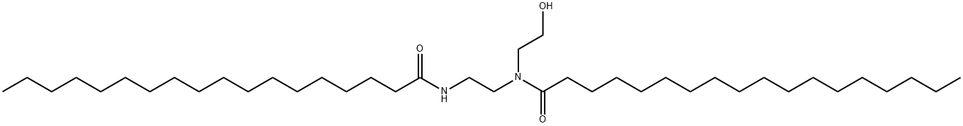 N-(2-羟乙基)-N-[2-(十八烷酰基)氨基]乙基十八烷酰胺 结构式