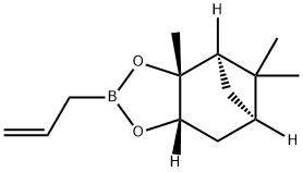 (+)-Allylboronic  acid  pinanediol  ester 结构式