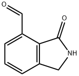 3-氧代异吲哚啉-4-甲醛 结构式