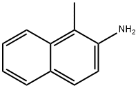 1-甲基萘-2-胺 结构式