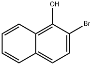 2-溴-1-萘酚 结构式