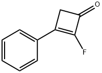 2-Cyclobuten-1-one,  2-fluoro-3-phenyl- 结构式