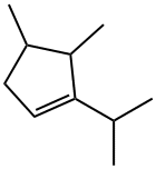 1-Isopropyl-4,5-dimethylcyclopentene 结构式