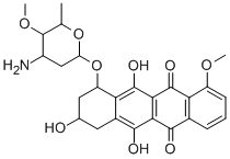 4'-O-methyldoxorubicin 结构式