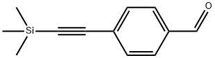 4-三甲基硅乙炔基苯甲醛 结构式