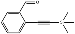 2-[(三甲基甲硅烷基)乙炔基]苯甲醛 结构式