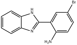 2-(1H-苯并[D]咪唑基-2-基)-4-溴苯胺 结构式