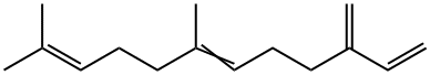 7,11-dimethyl-3-methylenedodeca-1,6,10-triene 结构式