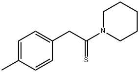 Piperidine,  1-[2-(4-methylphenyl)-1-thioxoethyl]-  (9CI) 结构式