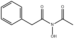 N-乙酰基-N-羟基-2-苯基乙酰胺 结构式