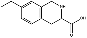 7-乙基-1,2,3,4-四氢异喹啉-3-甲酸 结构式