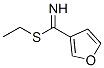 3-Furancarboximidothioicacid,ethylester(9CI) 结构式