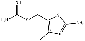 Carbamimidothioic acid, (2-amino-4-methyl-5-thiazolyl)methyl ester (9CI) 结构式