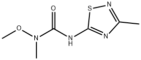 Urea, N-methoxy-N-methyl-N-(3-methyl-1,2,4-thiadiazol-5-yl)- (9CI) 结构式