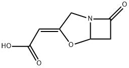 Acetic acid, (7-oxo-4-oxa-1-azabicyclo[3.2.0]hept-3-ylidene)-, (Z)- (9CI) 结构式