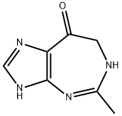 Imidazo[4,5-d][1,3]diazepin-8(3H)-one,  6,7-dihydro-5-methyl- 结构式