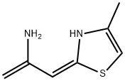 1-Propen-2-amine,3-(4-methyl-2(3H)-thiazolylidene)-,(E)-(9CI) 结构式