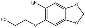 Ethanol, 2-[(6-amino-1,3-benzodioxol-5-yl)oxy]- (9CI) 结构式