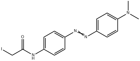 N-[4-(4-二甲氨基苯基偶氮)苯基]碘乙酰胺 结构式