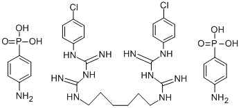 chlorhexidine phosphanilate 结构式