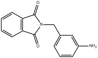 2-(3-氨基苄基)异吲哚啉-1,3-二酮 结构式