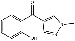 Methanone, (2-hydroxyphenyl)(1-methyl-1H-pyrazol-4-yl)- (9CI) 结构式