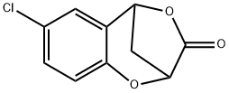 6-chloro-4-hydroxychroman-2-carboxylic acid lactone 结构式