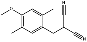 Propanedinitrile, [(4-methoxy-2,5-dimethylphenyl)methyl]- (9CI) 结构式