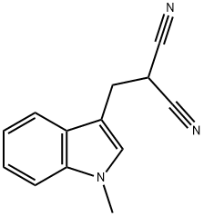 Propanedinitrile, [(1-methyl-1H-indol-3-yl)methyl]- (9CI) 结构式