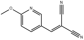 Propanedinitrile, [(6-methoxy-3-pyridinyl)methylene]- (9CI) 结构式