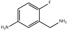 5-氨基-2-氟苄胺 结构式