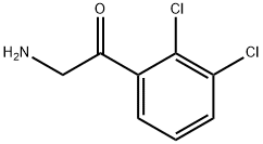 2-氨基-1-(2,3-二氯苯基)乙烷-1-酮 结构式