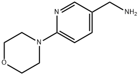 (6-吗啉吡啶-3-基)甲胺 结构式