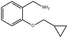 (2-(环丙基甲氧基)苯基)甲胺 结构式