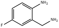 2-氨基甲基-4-氟苯胺 结构式