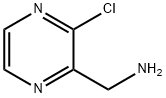 3-氯吡嗪-2甲胺 结构式