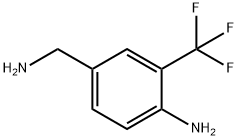 2-三氟甲基-4-(氨甲基)苯胺 结构式