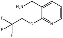 2-(三氟乙氧基)-吡啶甲烷胺 结构式