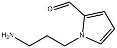 1H-Pyrrole-2-carboxaldehyde, 1-(3-aminopropyl)- (9CI) 结构式