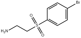 2-(4-溴苯磺酰基)乙-1-胺 结构式