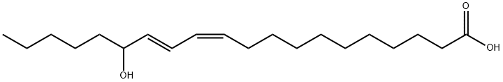 (+/-)-15-HYDROXY-11Z,13E-EICOSADIENOIC ACID 结构式