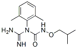 1-(2,6-dimethylphenyl)-3-isobutoxyamidinourea 结构式