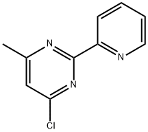 2-吡啶-2-基-4-氯-6-甲基嘧啶 结构式