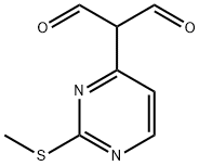 2-(2-甲硫基嘧啶-4-基)丙二醛 结构式