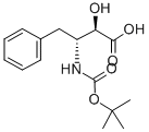 (2R,3R)-3-(BOC-氨基)-2-羟基-4-苯基丁酸 结构式