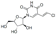 1-beta-arabinofuranosyl-5-(2-chlorovinyl)uracil 结构式