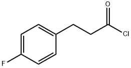 Benzenepropanoyl chloride, 4-fluoro- 结构式
