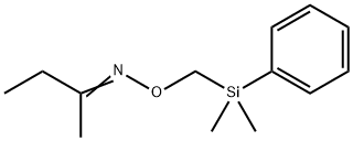 2-Butanone O-(dimethylphenylsilylmethyl)oxime 结构式