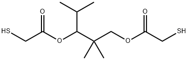 2,2-dimethyl-1-(1-methylethyl)-1,3-propanediyl bis(mercaptoacetate) 结构式