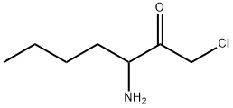 2-Heptanone,  3-amino-1-chloro- 结构式